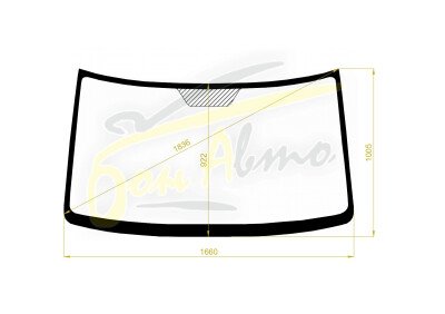 Стекло лобовое MERCEDES SPRINTER 1995-2006 (W903-hi-cab-1660*1005) 
Бренд: КМК с синей полосой