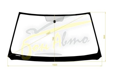 Стекло лобовое TOYOTA HIGHLANDER 2000-2007 (ACU20) 
Бренд: КДМ