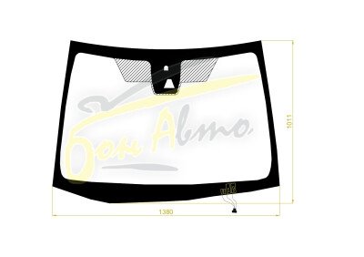 Стекло лобовое TOYOTA COROLLA 2018- (E210-LHD-USA) обогрев щеток, место под 1 камеру, 
Бренд: BENSON