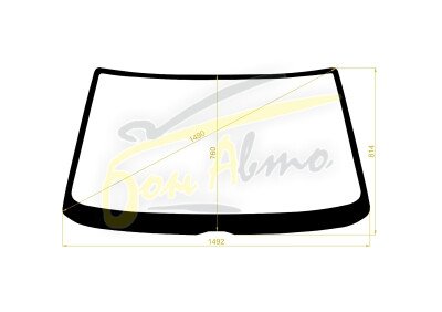 Стекло лобовое NISSAN CEDRIC 1987-1991 (Y31-h/t) 
Бренд: BSG с зеленой полосой