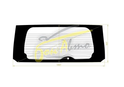 Стекло заднее с обогревом HONDA N-BOX 2011-2017 (JF1) 1 отверстие 
Бренд: BSG