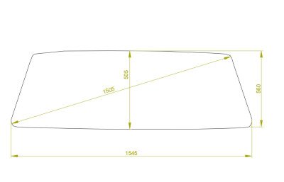 Стекло лобовое GAZ 2410 1985-1992 () 
Бренд: КДМ