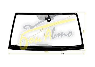 Стекло лобовое MITSUBISHI PAJERO 2006- (V80-LHD) обогрев щеток, место под датчик дождя, 
Бренд: BSG