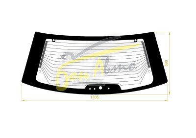 Стекло заднее с обогревом NISSAN AVENIR 1998-2006 (PW11) 11 отверстий 
Бренд: ZDG