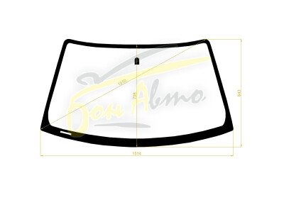 Стекло лобовое TOYOTA CAMRY GRACIA 1996-2001 (XV20) 
Бренд: YHG с синей полосой