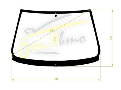 Стекло лобовое BMW 5-SERIES 1995-2003 (E39-4d sed) 
Бренд: BSG с синей полосой