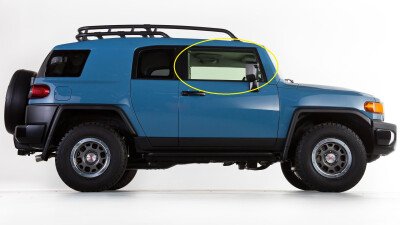 Стекло боковое TOYOTA FJ CRUISER 2005-2018 J15 FD/RH фурнитура, 
Бренд: BENSON
