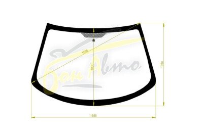 Стекло лобовое CHRYSLER SEBRING 2001-2006 (LHD-4d sed) 
Бренд: ZDG с синей полосой