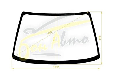 Стекло лобовое NISSAN PRIMERA 1990-1995 (#P10) 5d hbk 
Бренд: КДМ