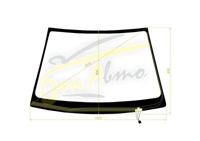 Стекло лобовое TOYOTA ALLION 2001-2007 (AZT240-RHD) обогрев щеток 
Бренд: ZDG