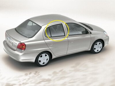 Стекло боковое TOYOTA PLATZ 1999-2005 SCP10-4d sed RD/RH 
Бренд: BSG