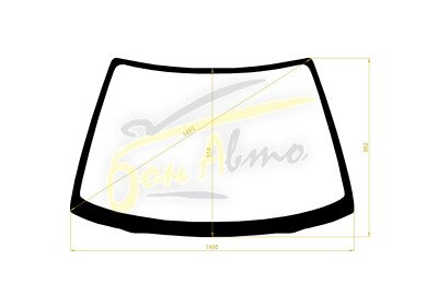 Стекло лобовое HONDA INTEGRA 1989-1993 (DA5-2d) 
Бренд: BSG с зеленой полосой