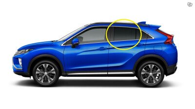 Стекло боковое MITSUBISHI ECLIPSE CROSS 2017- GK RD/LH фурнитура, 
Бренд: BENSON Тонированное