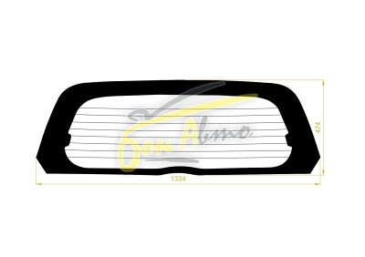 Стекло заднее с обогревом HONDA FIT 2001-2008 (GD1-5d) 
Бренд: BENSON Тонированное