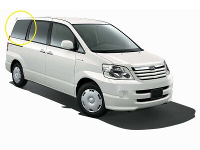 Стекло боковое TOYOTA NOAH 2001-2007 ZR60 SW/RH/X 
Бренд: BENSON Тонированное