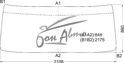 Стекло лобовое HINO 500 2001-2017 (Y077-wide) 2106*884*2169 
Бренд: BENSON с синей полосой