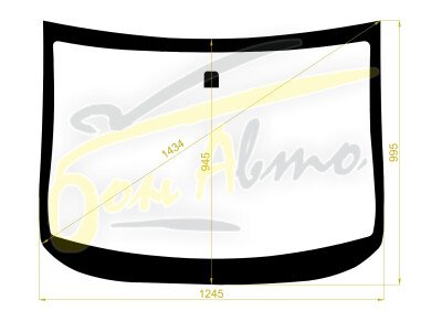 Стекло лобовое MITSUBISHI EK-CUSTOM 2013-2019 (B11W) 
Бренд: КМК с синей полосой