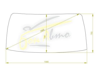Стекло лобовое ISUZU FARGO 1980-1995 (WFR) 
Бренд: BSG с зеленой полосой