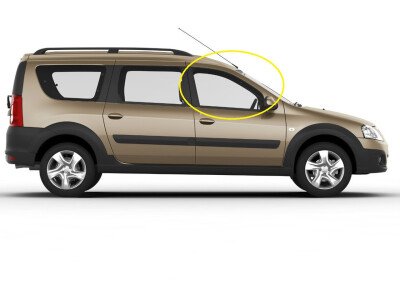 Стекло боковое LADA LARGUS 2012 2 отверстия FD/RH 
Бренд: BSG