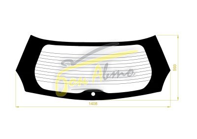 Стекло заднее с обогревом FORD IXION 1999-2004 (CP) 1 отверстие 
Бренд: BENSON