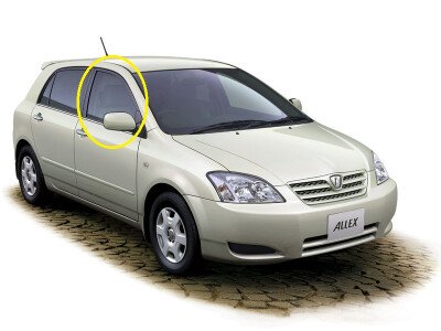Стекло боковое TOYOTA COROLLA ALLEX 2000-2006 (NZE120) FD/RH 
Бренд: BSG