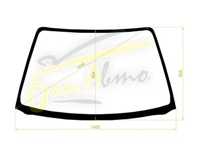 Стекло лобовое TOYOTA AVENSIS 1997-2003 (ST220) 
Бренд: BENSON с серой полосой