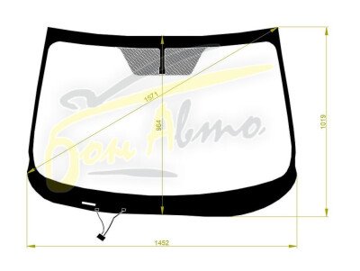 Стекло лобовое HONDA BREEZE 2019-2023 (SUV-LHD) обогрев щеток 
Бренд: BENSON