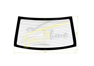 Стекло заднее с обогревом TOYOTA YARIS 2006-2010 (XP90-4d sed) 
Бренд: BSG Тонированное