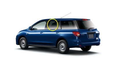 Стекло боковое MAZDA FAMILIA 2006- Y12-5d wag RD/LH фурнитура, 
Бренд: BENSON
