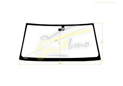 Стекло лобовое TOYOTA LAND CRUISER 1997-2007 (FJ100-LHD) место под датчик дождя 
Бренд: BSG с зеленой полосой