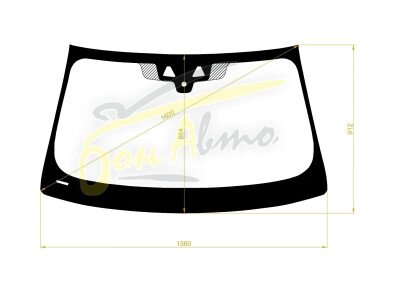 Стекло лобовое BMW 5-SERIES 2016- (G30-4d sed) место под 2 камеры, место под датчик дождя, молдинг, 
Бренд: BENSON