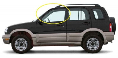 Стекло боковое MAZDA PROCEED LEVANTE 1997-1999 (TJ52-5d) FD/LH фурнитура, 
Бренд: BENSON