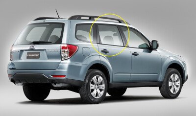 Стекло боковое SUBARU FORESTER 2008-2012 (SH5) RD/RH фурнитура, 
Бренд: BENSON Тонированное