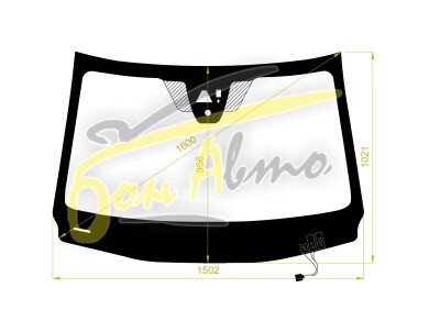 Стекло лобовое MAZDA CX-30 2019- (DM) обогрев щеток, место под 1 камеру, место под датчик дождя, 
Бренд: BENSON