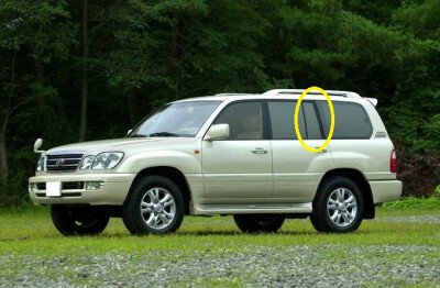 Стекло боковое TOYOTA LAND CRUISER CYGNUS 1997-2007 FJ100 RQ/LH 
Бренд: BSG