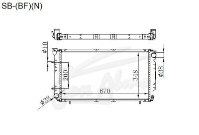 Радиатор ISUZU ASKA 1990-1994 (BCK,BCL,BCM) (EJ18-20) 
Бренд: TONGSHI AL26AT