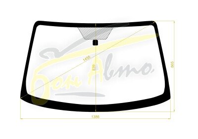 Стекло лобовое DAIHATSU BE-GO 2006-2016 (J200,J210) 
Бренд: ZDG с серой полосой