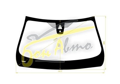 Стекло лобовое BMW 4-SERIES 2013-2020 (F32-2d coupe) место под 1 камеру с обогревом, место под датчик дождя, фурнитура, 
Бренд: FYG