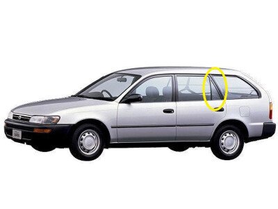Стекло боковое TOYOTA COROLLA 1991-2000 E101-5d wag RQ/LH 
Бренд: BENSON