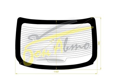 Стекло заднее с обогревом NISSAN ALMERA 2011-2018 (N17-4d sed) 
Бренд: BSG