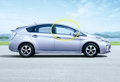 Стекло боковое TOYOTA PRIUS 2009-2015 ZVW30 FD/RH фурнитура, 
Бренд: BENSON