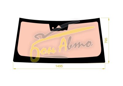 Стекло лобовое JETOUR T2 2023- (SUV-LHD) полный обогрев, место под 2 камеры, место под датчик дождя, 
Бренд: КМК