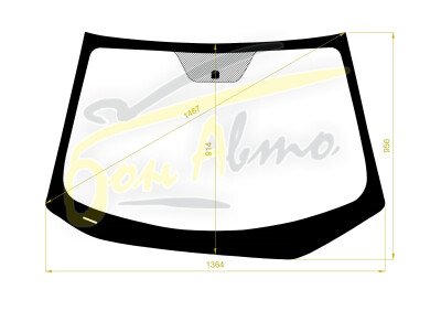 Стекло лобовое KIA K2 2011-2016 (UB-LHD) 
Бренд: BSG