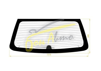 Стекло заднее с обогревом HONDA AVANCIER 1999-2003 (TA1-4) 
Бренд: BENSON