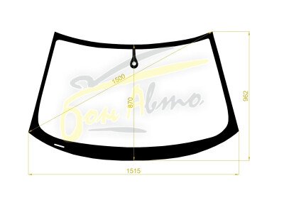 Стекло лобовое AUDI S3 2003-2012 (8P1-3d h/b) место под датчик дождя 
Бренд: ZDG