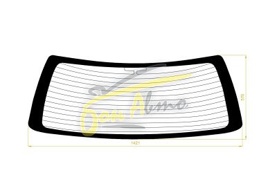 Стекло заднее с обогревом LEXUS RX 1997-2003 (ACU10) 
Бренд: TOYOTA Тонированное