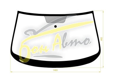 Стекло лобовое VOLKSWAGEN PASSAT 2010-2015 (B7-USA) 
Бренд: КМК с синей полосой