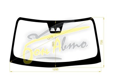 Стекло лобовое DAIHATSU MIRA TOCOT 2018- (LA550 ) место под 2 камеры 
Бренд: FYG