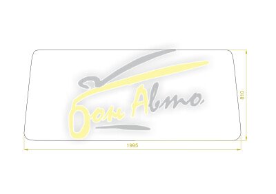 Стекло лобовое VOLVO FL-SERIES 1985-2006 (FL6-1995*810) 
Бренд: BENSON с синей полосой