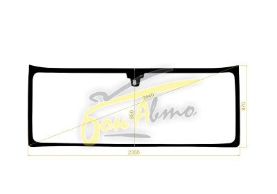 Стекло лобовое VOLVO FH-SERIES 2013- (FH12-2353*860*) место под 1 камеру 
Бренд: ZDG